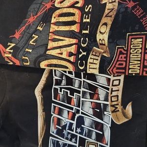2 Size Large Harley T shirts